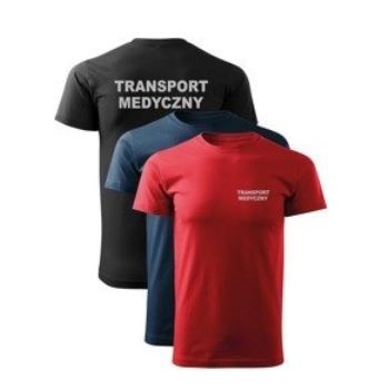TRANSPORT MEDYCZNY koszulka z nadrukiem
